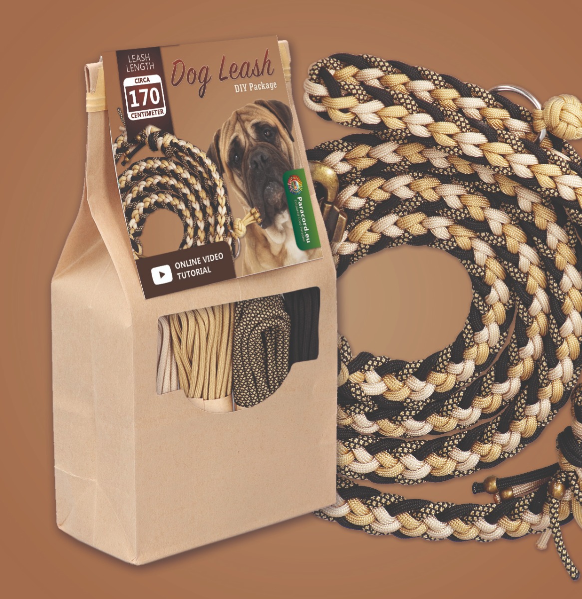 riels pour réaliser un collier en corde